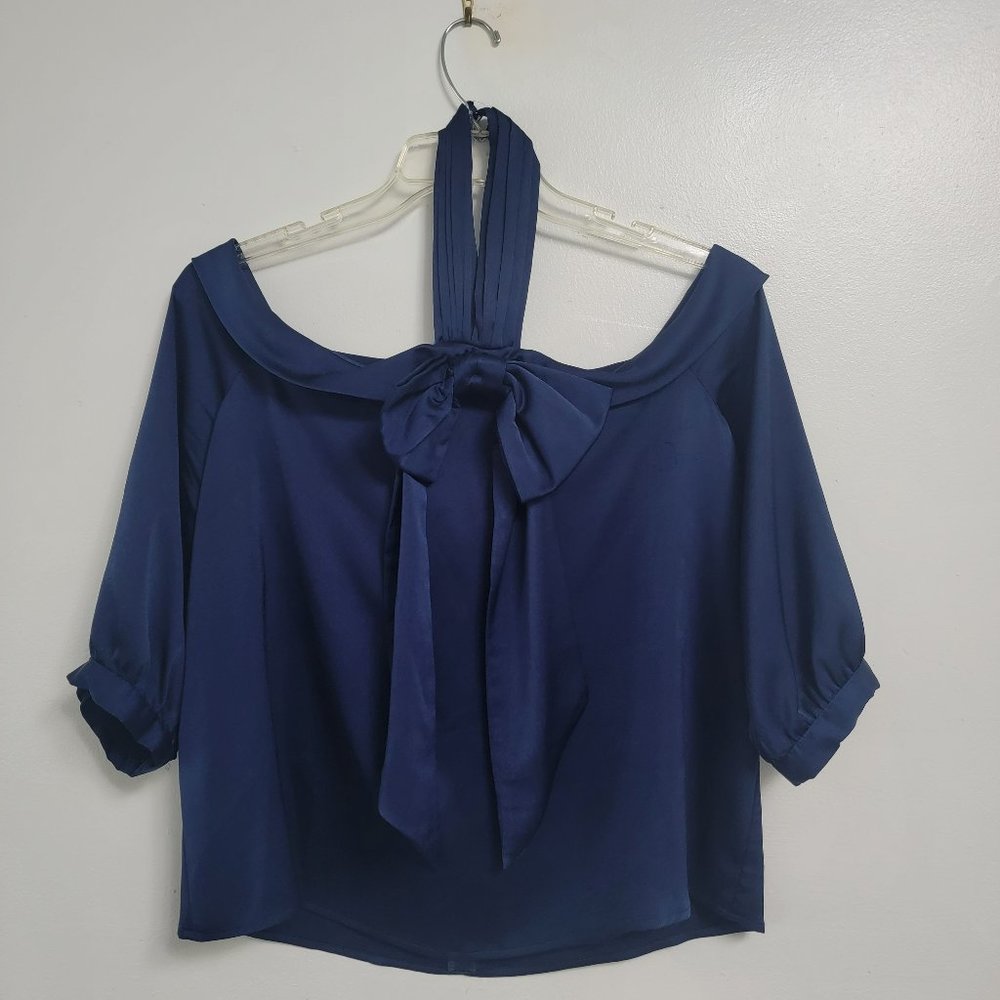 CECE WOMEN SWEATER, SIZE L, BLUE COLOR, BEAUTIFUL AND ELEGANT